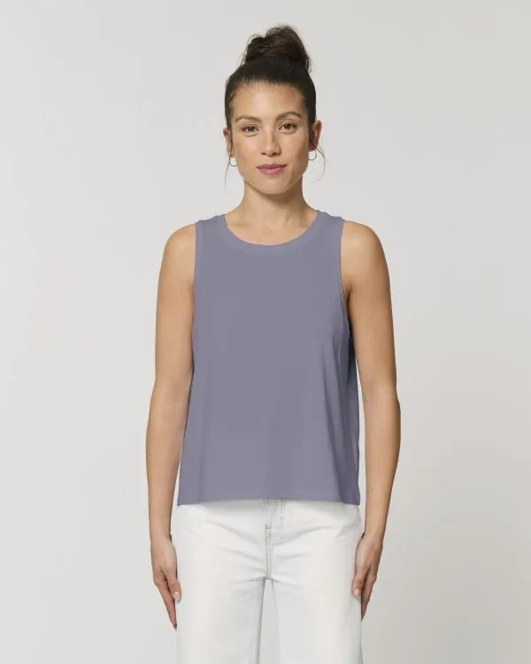 Organic Women's Cropped Tank - 120 g/m² | Stella Dancer STTW038