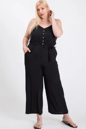 Pre-Order Summertime Poly Linen Jumpsuit