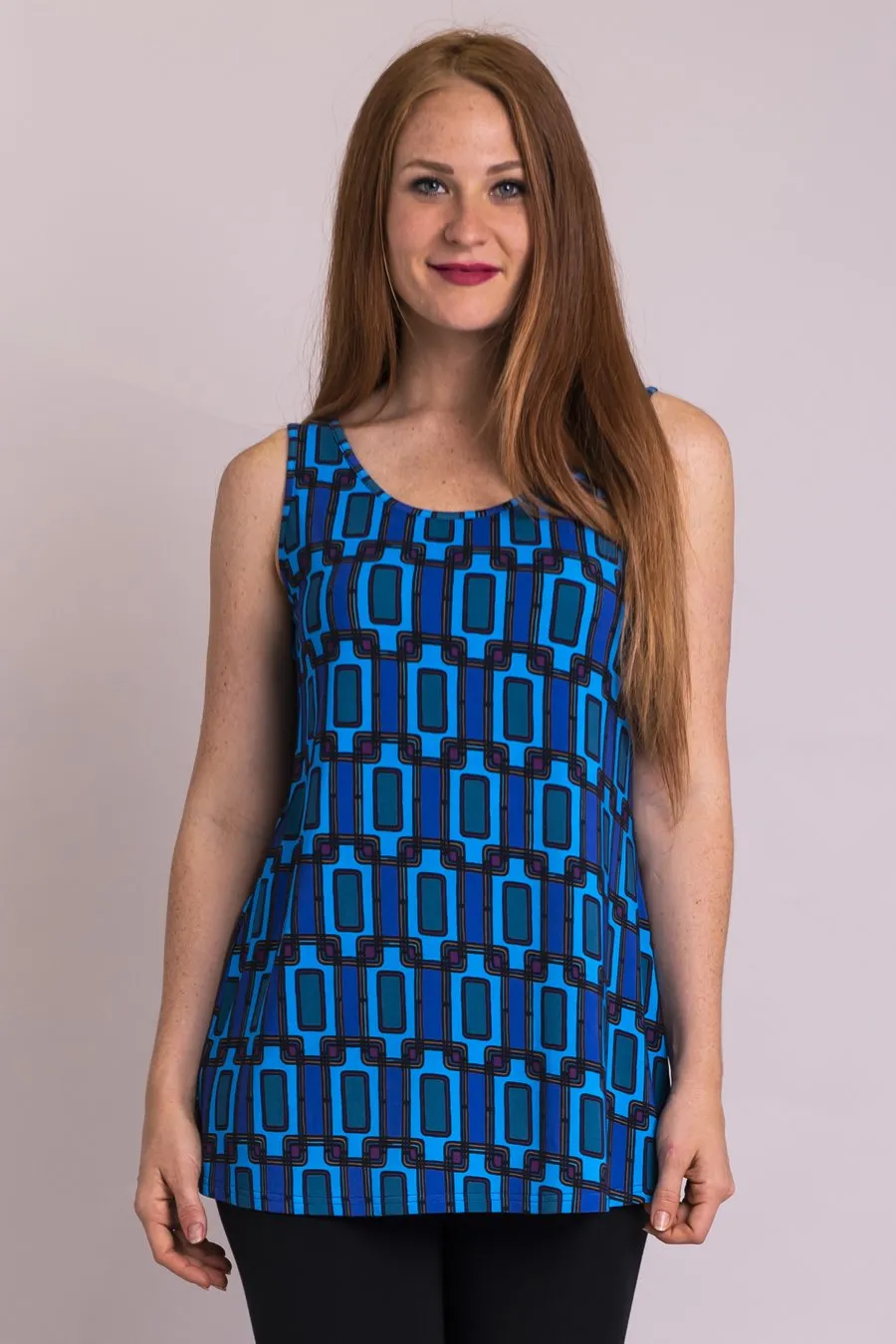 Relaxed Tank, Fairlane, Bamboo- Final Sale