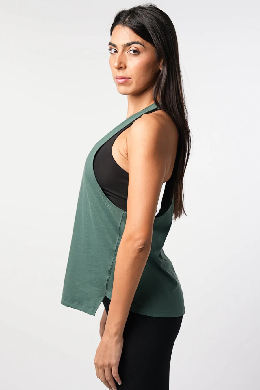 Relaxed Tank Top Green