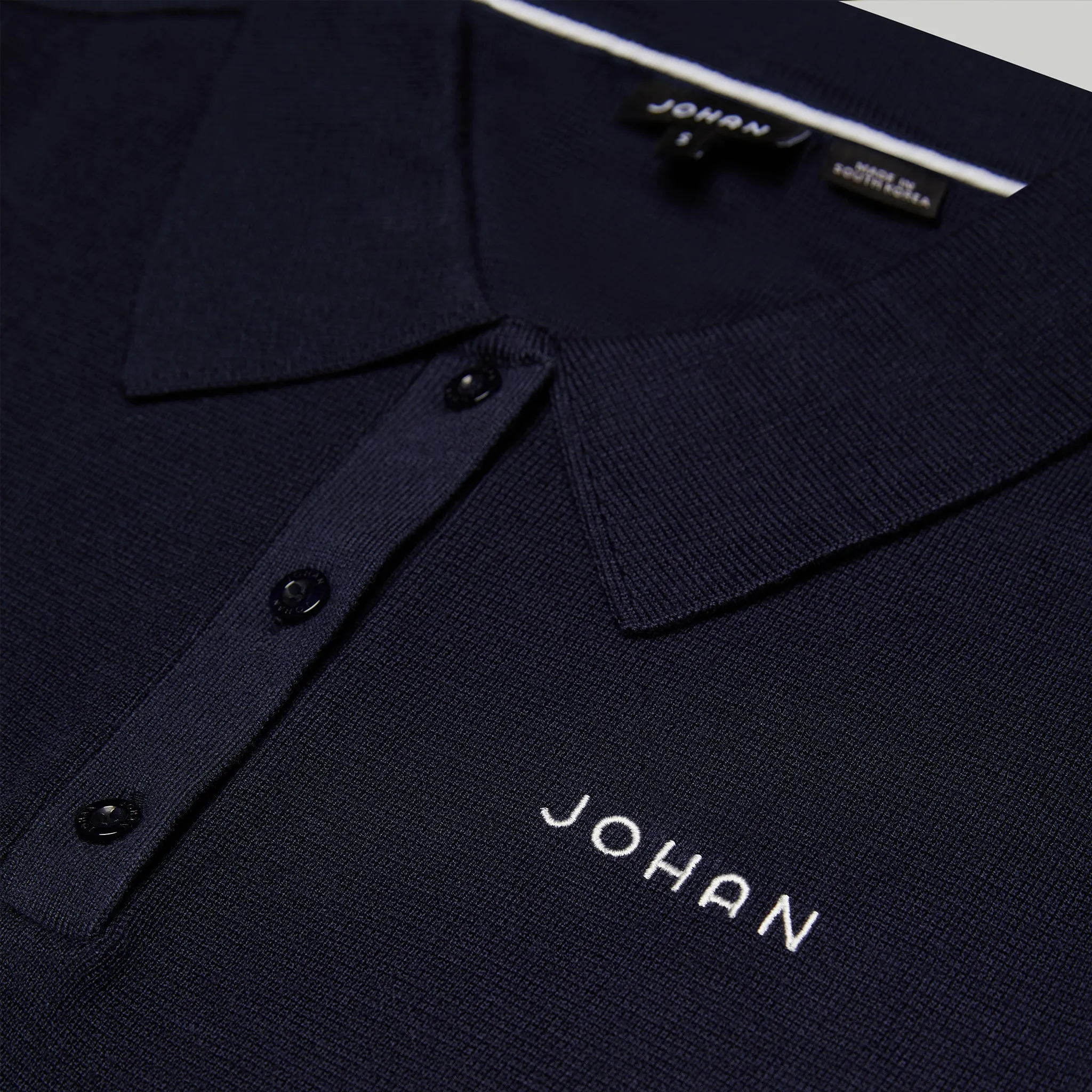 Short Sleeve Knit Polo
