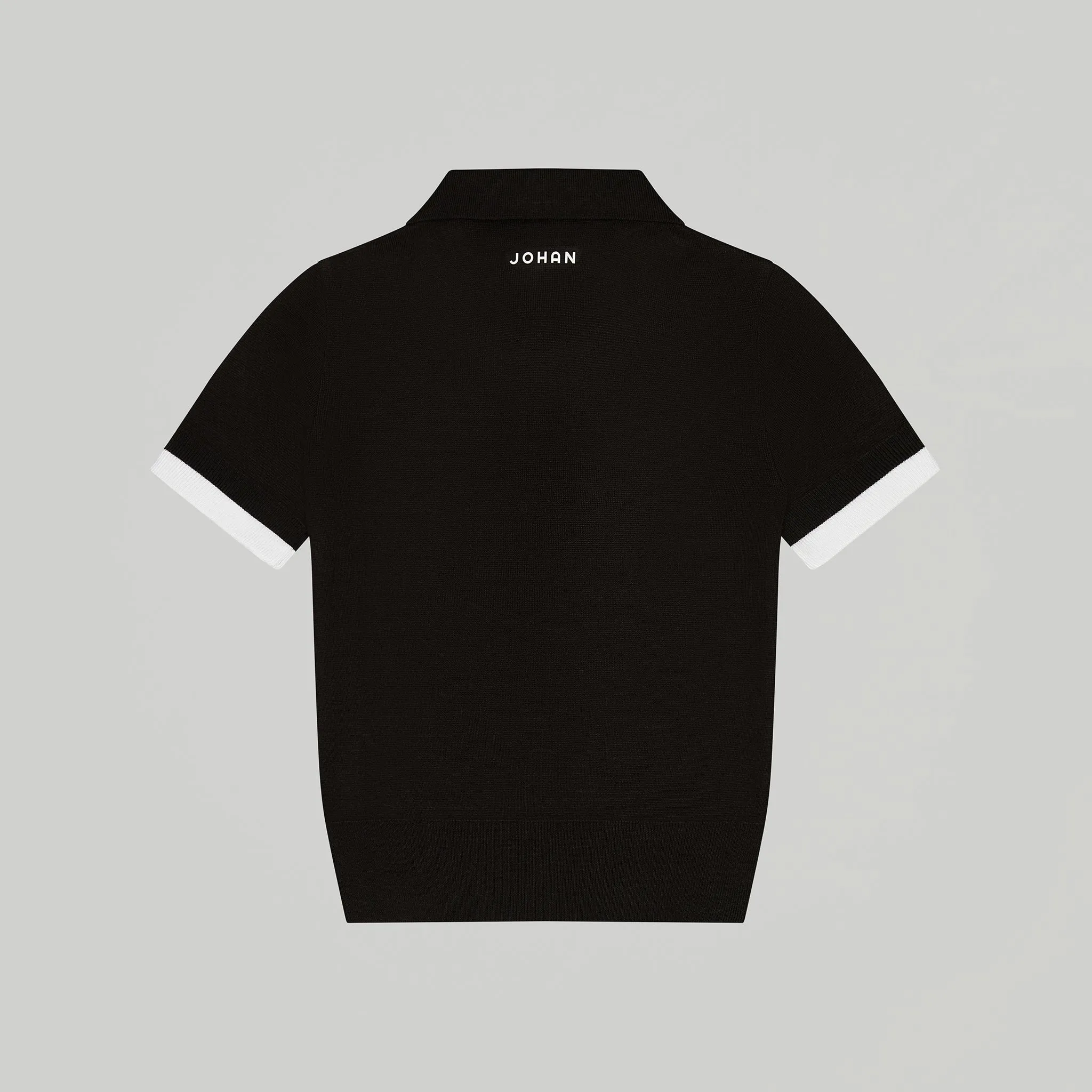 Short Sleeve Knit Polo