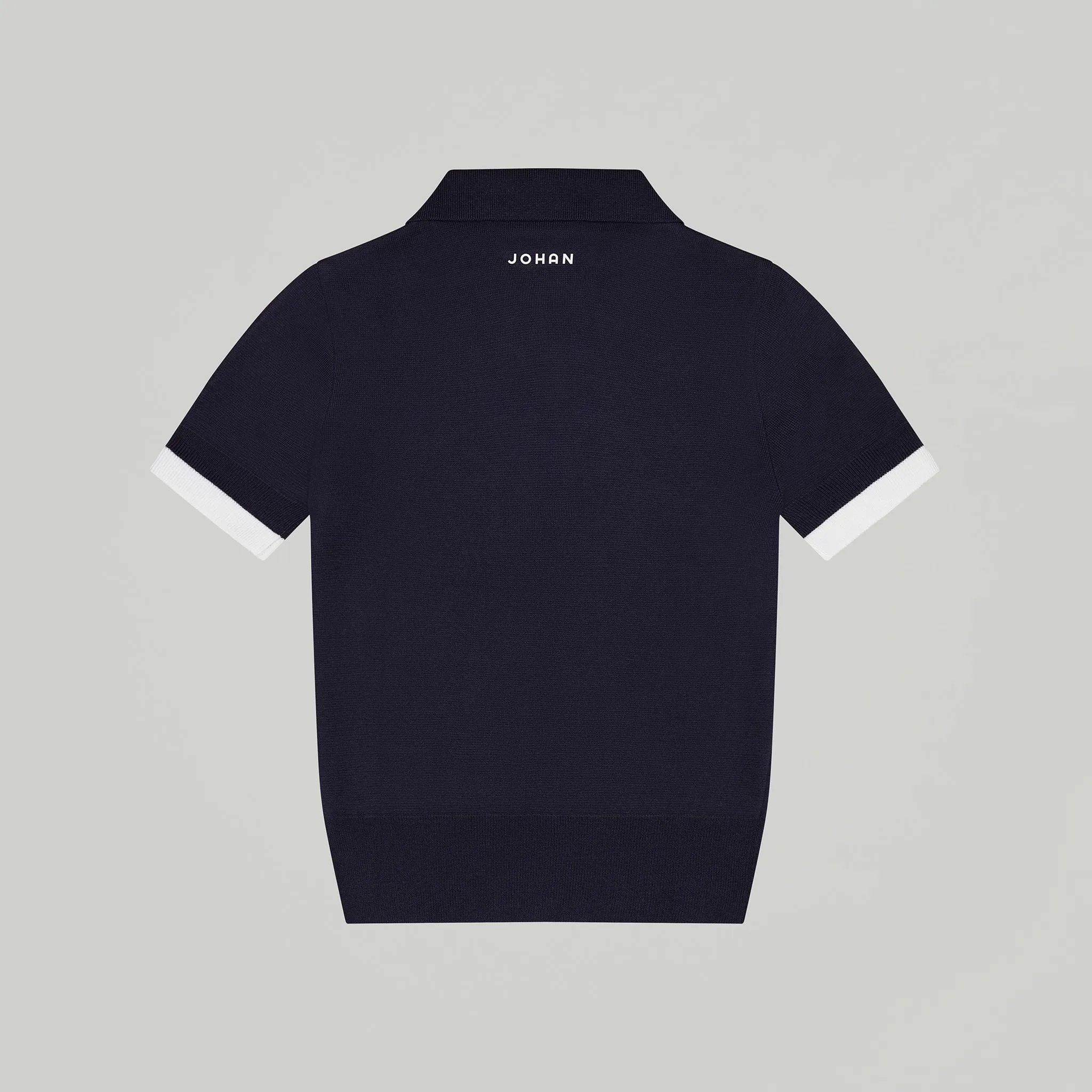 Short Sleeve Knit Polo