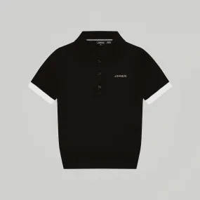 Short Sleeve Knit Polo
