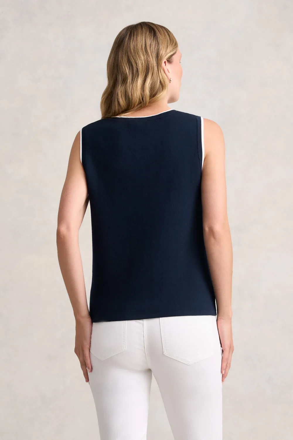 Sleeveless Cotton Knit