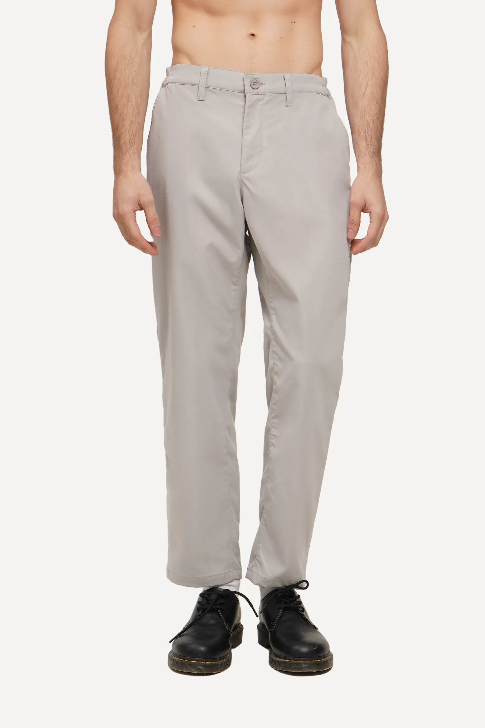 Slim Straight Trousers