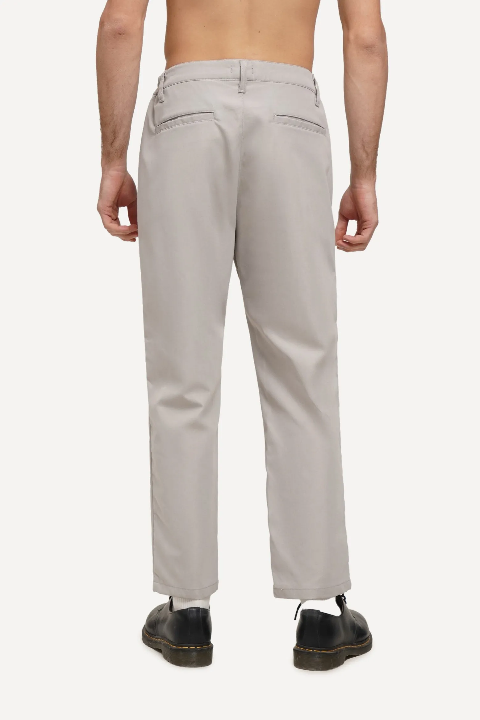 Slim Straight Trousers