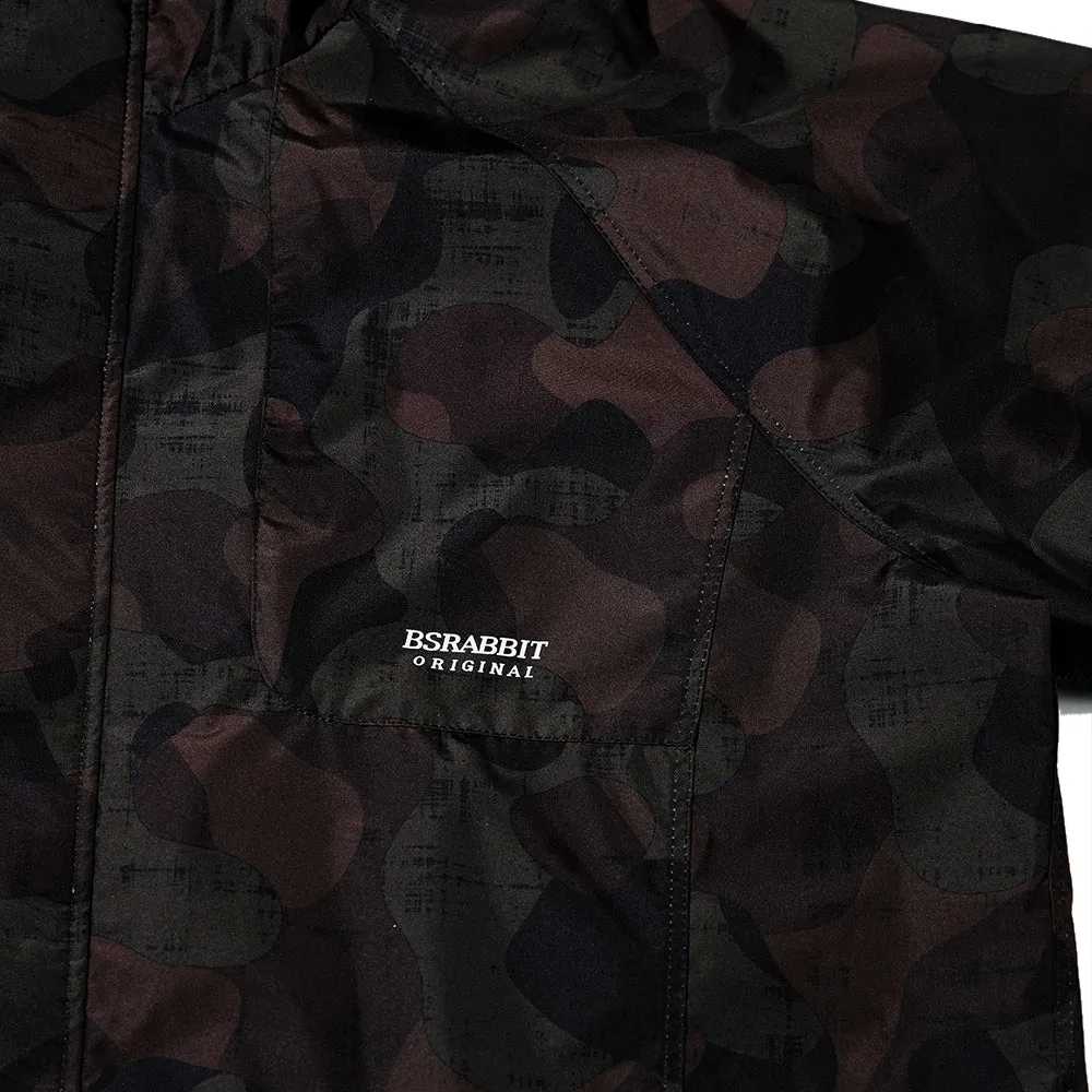 SOFT LIGHT HOODED JACKET DARK CAMOUFLAGE