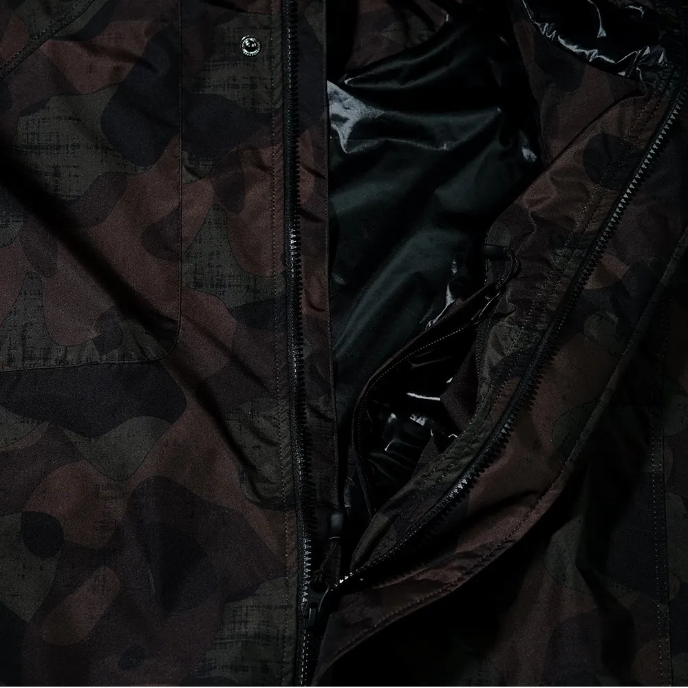 SOFT LIGHT HOODED JACKET DARK CAMOUFLAGE