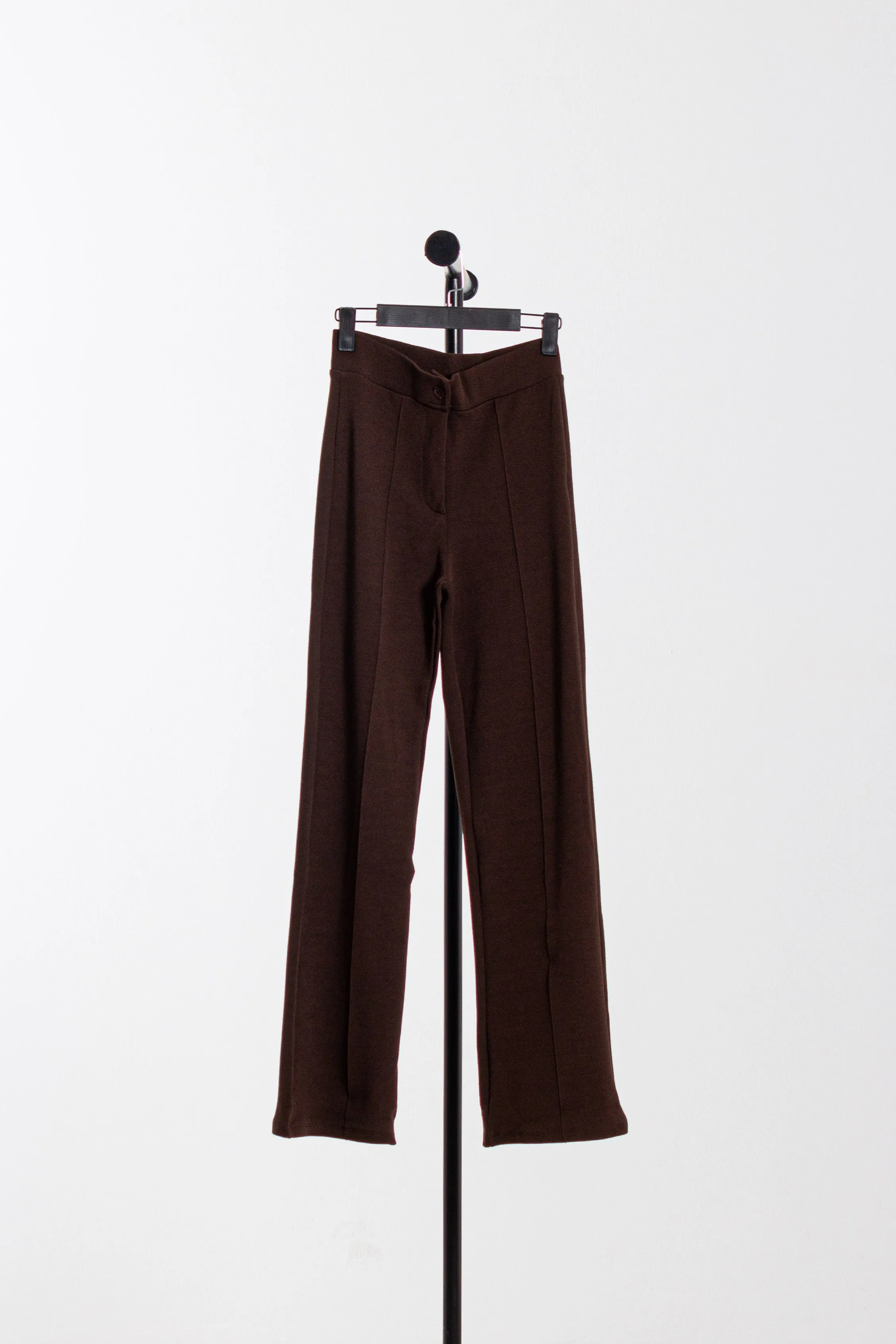 STRAIGHT PLEATED TROUSERS