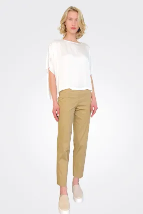 Straight Trousers - Cognac