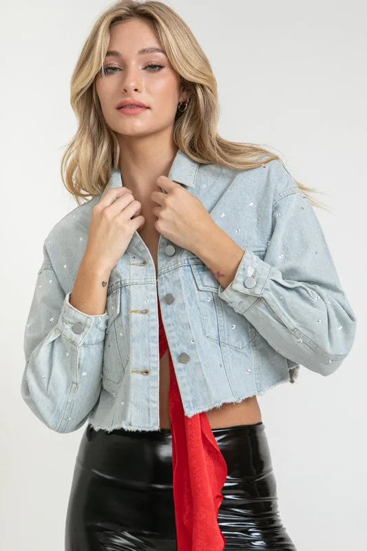 Studded Demin Jacket