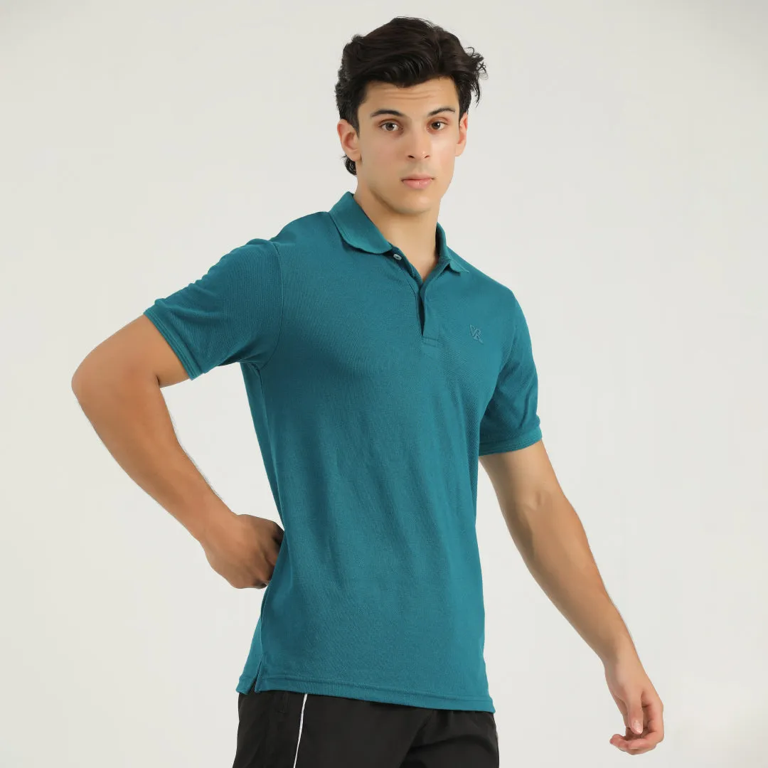 Teal Green Classic Polo for Men