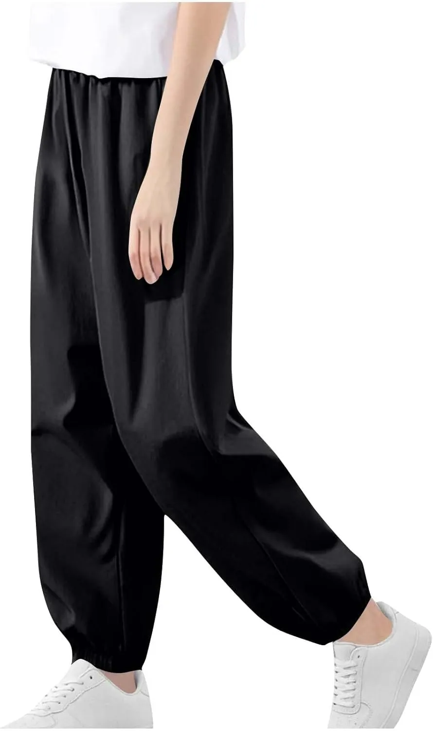 Thin Straight Leg Plain Cuff Leg Work Out Athletic for Children Boy Girl Summer Fall Loose Fit Pants Kid 2025