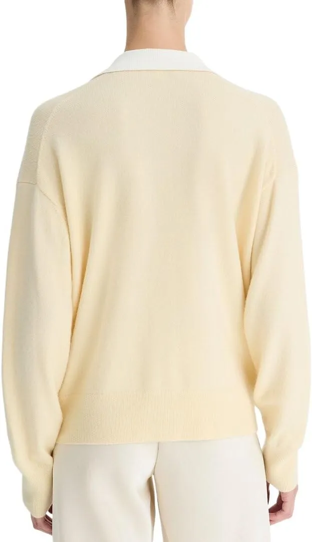 Vince Women's Contrast Collar Polo