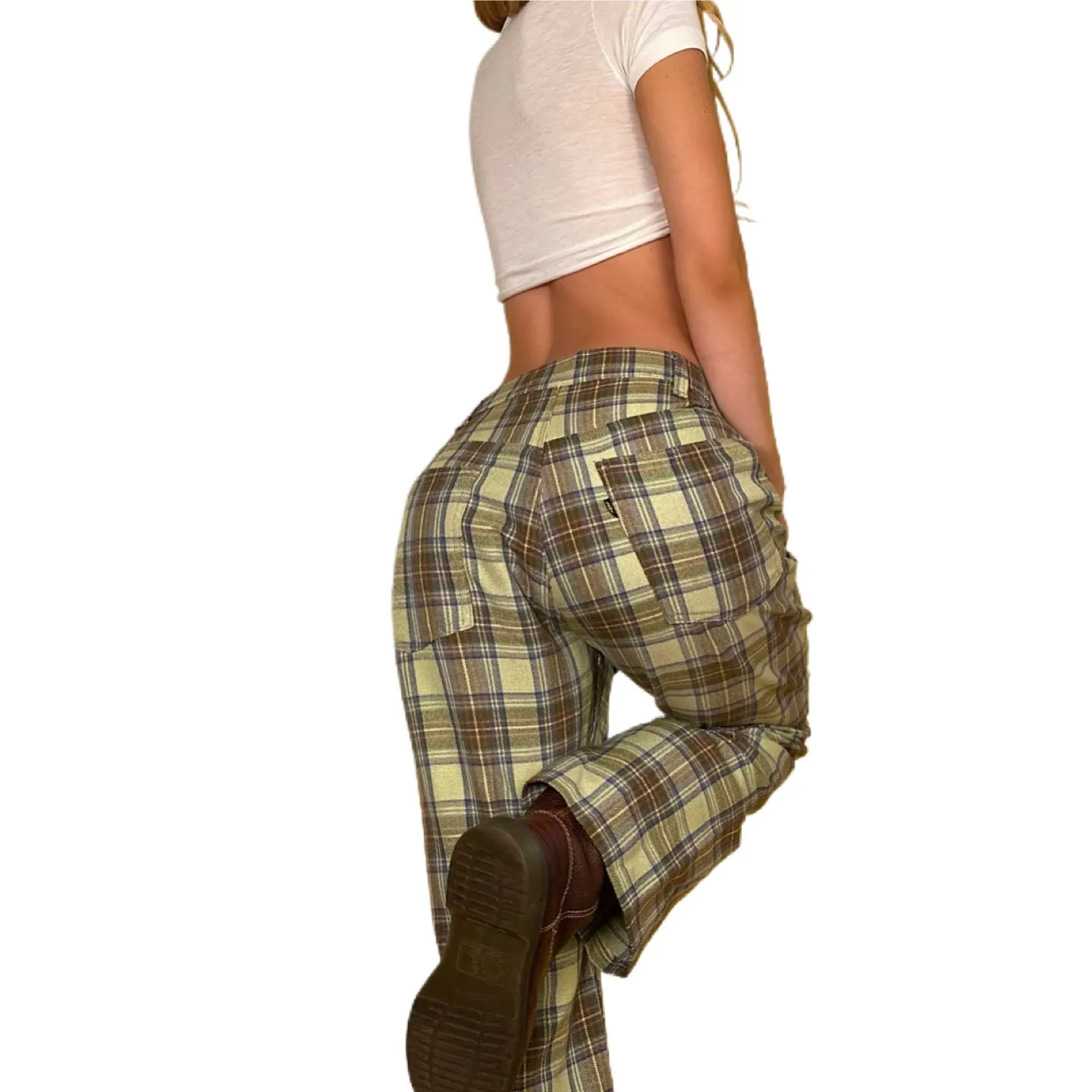 Vintage 70’s Levi’s Plaid Pants (L)