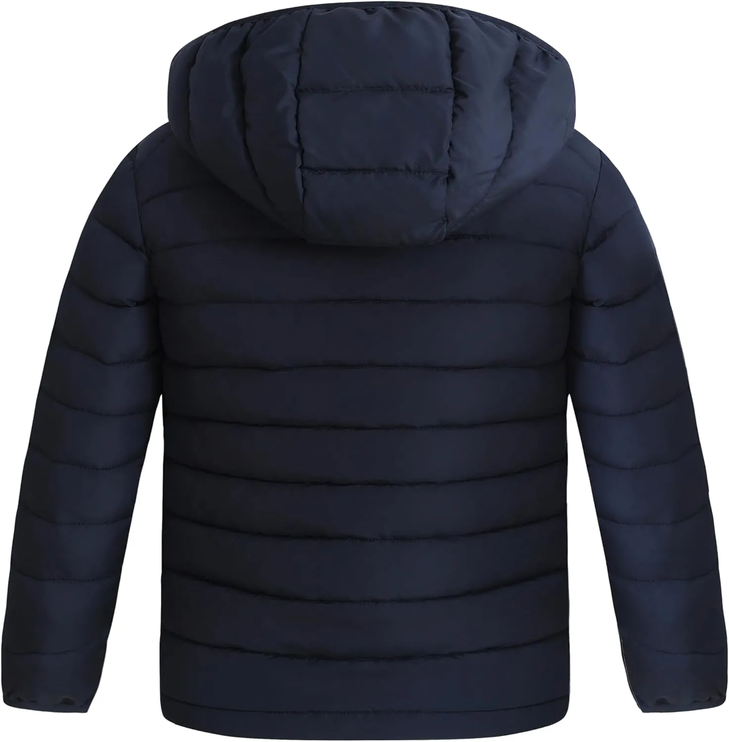 wantdo Boy's Light Puffer Jacket Packable Winter Jacket Windproof Hooded