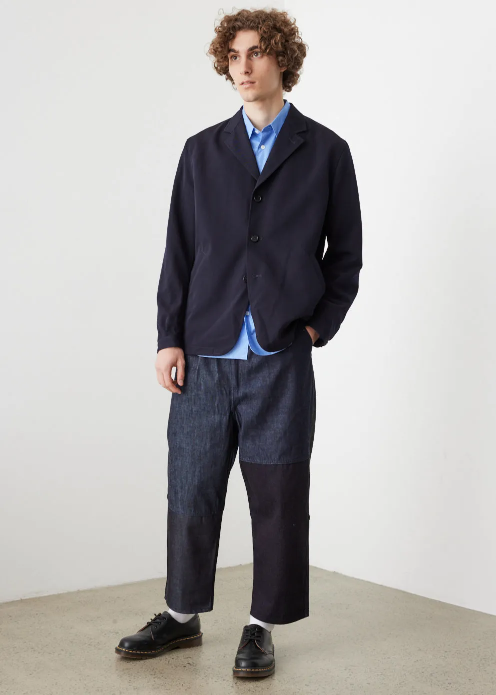 Wool Gabardine Blazer