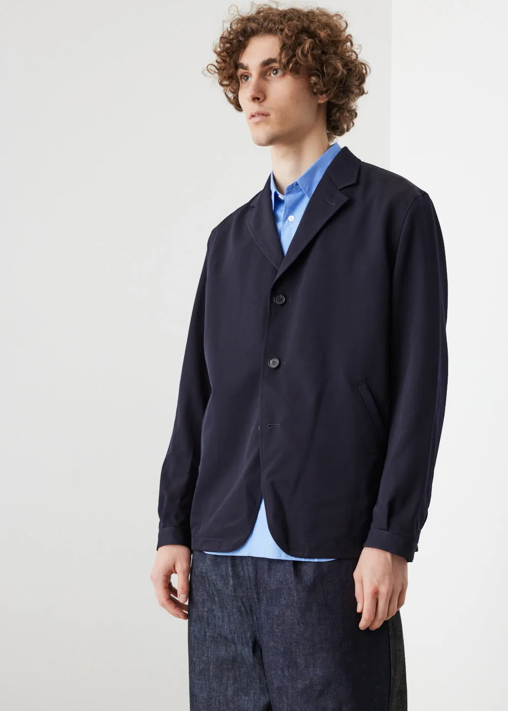 Wool Gabardine Blazer