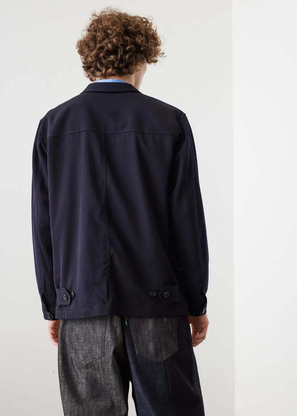 Wool Gabardine Blazer
