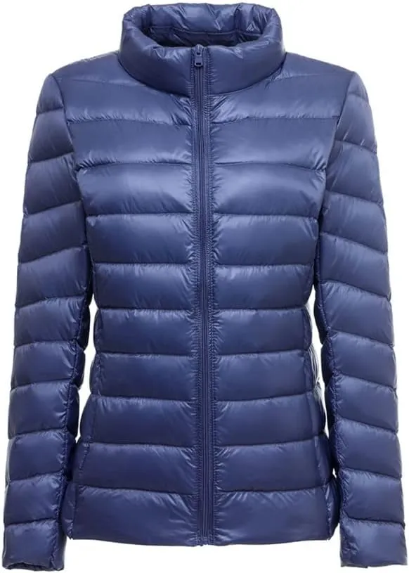 Yeuyyben Plus Size Women Warm Jacket Ultra Light Duck Down Parkas Slim Female Puffer Jacket